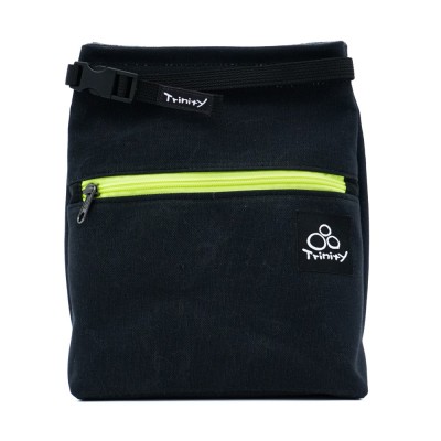 Black Wax Boulder Bag